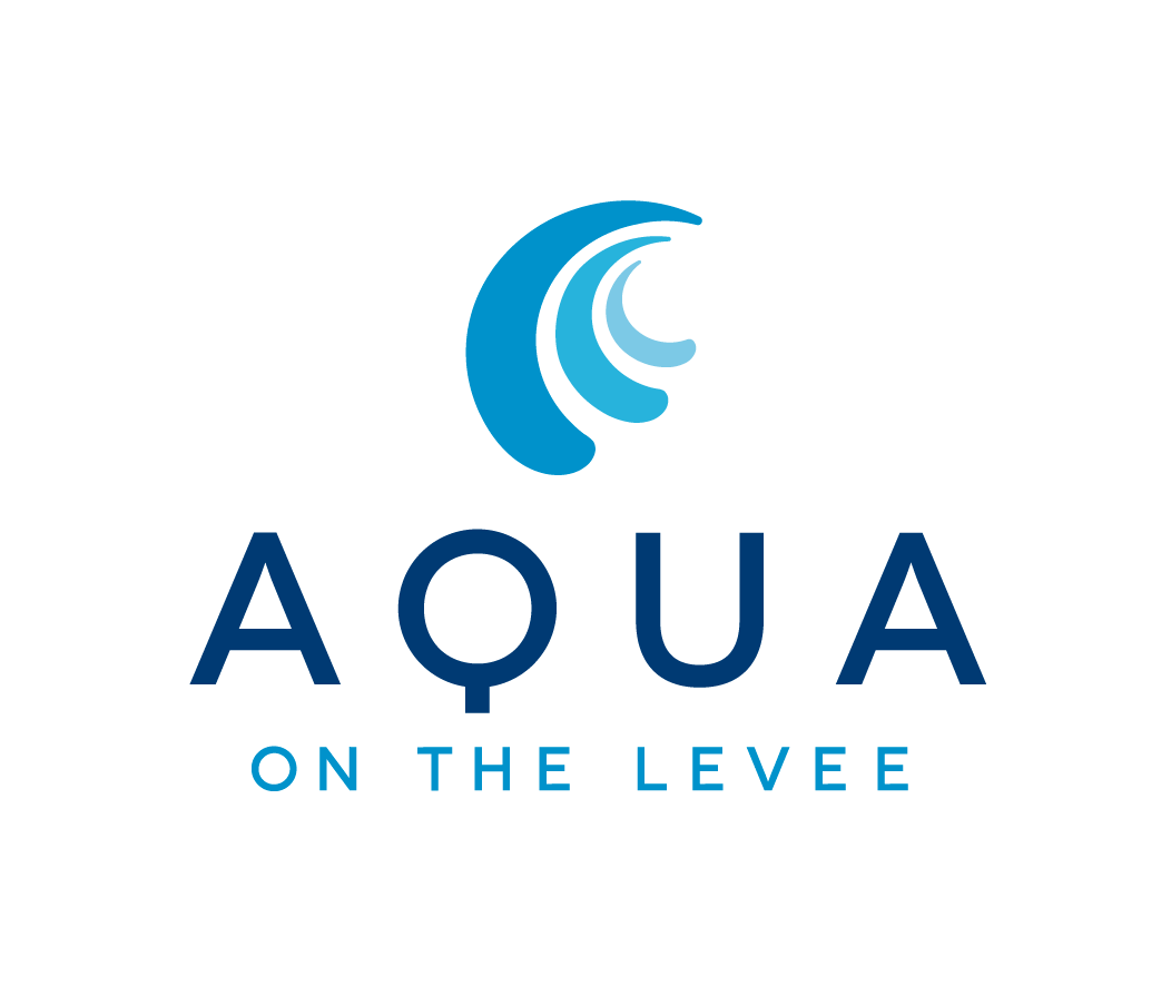 AQUA ON THE LEVEE logo