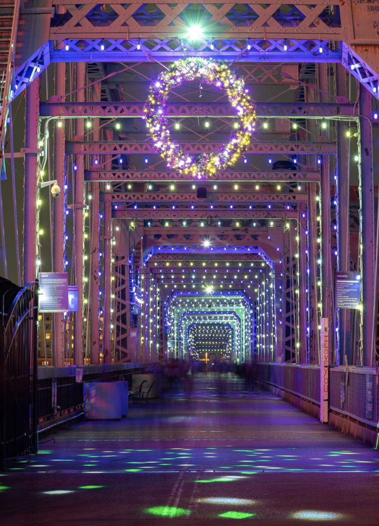 Photos of Winter Nights, River Lights display in Cincinnati Refined